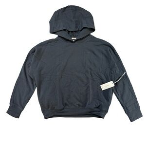 Eavolu Baikal Eco-Luxe Fleece Dolman Crop Hoodie Medium NWT $365